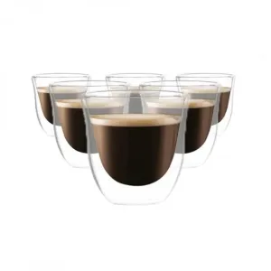 Sada šiestich termo pohárov na kávu - 70 ml #7442071