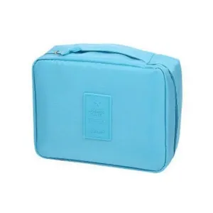 Modrá kozmetická taška s množstvom vreciek #4054938