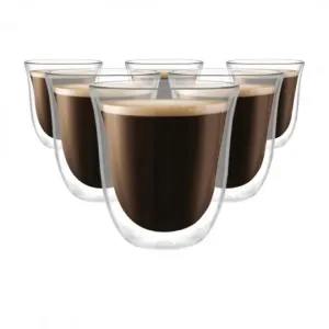 Sada šiestich termo pohárov na kávu - 220 ml #4055955