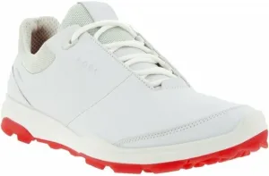 Ecco Biom Hybrid 3 Womens Golf Shoes White/Hibiscus 37 Dámske golfové topánky