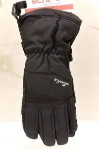 Čierne lyžiarske rukavice ECHT BLOOM UNISEX M-L-XL #1783741