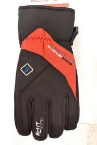 Pánske čierne lyžiarske rukavice ECHT Arcs L-XL-2XL #1783629