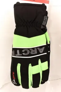 Pánske čierne lyžiarske rukavice ECHT ARCTIC L-XL-2XL #1783632