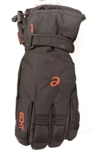 Pánske čierne lyžiarske rukavice ECHT ARLBERG L-XL-2XL #1783532