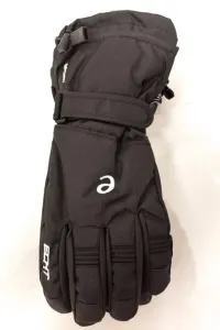 Pánske čierne lyžiarske rukavice ECHT ARLBERG L-XL-2XL #1783533