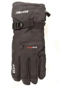 Pánske čierne lyžiarske rukavice ECHT KLOSTERS L-XL-2XL