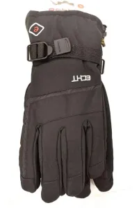 Pánske čierne lyžiarske rukavice ECHT LIVIGNO L-XL-2XL #1783558