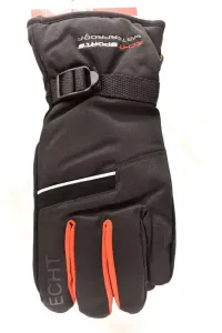 Pánske čierne lyžiarske rukavice ECHT SAALBACH L-XL-2XL #1783646
