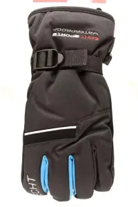 Pánske čierne lyžiarske rukavice ECHT SAALBACH L-XL-2XL #1783647