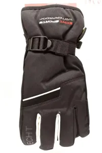 Pánske čierne lyžiarske rukavice ECHT SAALBACH L-XL-2XL #1783653