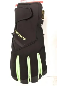 Pánske čierne lyžiarske rukavice ECHT VERBIER L-XL-2XL #1783608