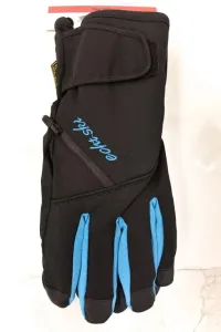 Pánske čierne lyžiarske rukavice ECHT VERBIER L-XL-2XL #1783613