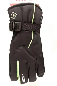 Pánske čierne lyžiarske rukavice ECHT ZERMAT L-XL-2XL #1783550