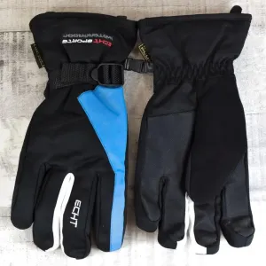 Pánske čierno-modré rukavice SKI