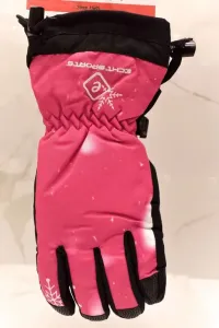 Ružové lyžiarske rukavice ECHT DOLOMITY M-L-XL #1783729