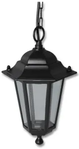 Vonkajší závésná lampa Ecolite Z6105-CR čierna (Vonkajší závésná lampa Ecolite Z6105-CR čierna)