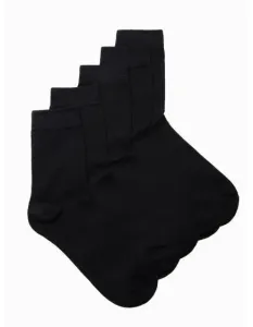Pánske ponožky U291 - čierne 5-pack