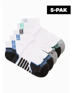 Pánske ponožky U468 white 5-pack