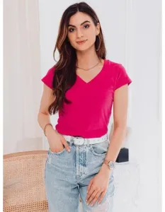 Dámske jednofarebné tričko KATY ružové