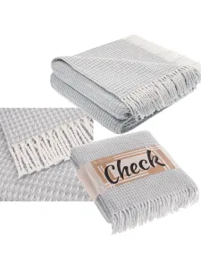 Edoti Check Blanket #8559748