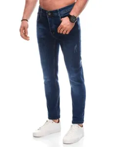 Pánske džínsy P1470 modré