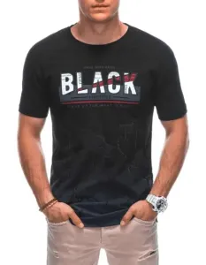 Pánske tričko S1878 čierne