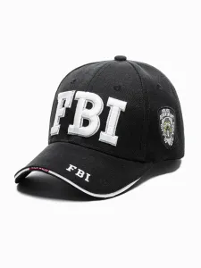 Trendy čierna šiltovka FBI H115 #6084353