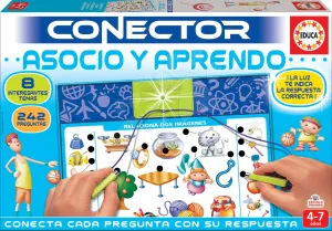 Spoločenská hra Conector Asociácie & Učenie Educa 242 otázok v španielčine od 4-7 rokov