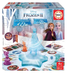 Spoločenská hra Frozen Jeux Reine Des Neiges 2 Educa so zvukom a svetlom vo francúzštine od 4 rokov