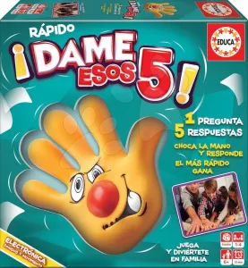 Spoločenská hra Rapido Dame Esos 5 Educa po španielsky pre 1-4 hráčov od 6 rokov