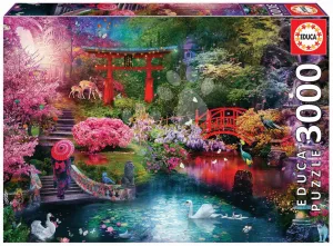 Puzzle Japanese Garden at Autumn Educa 3000 dielov