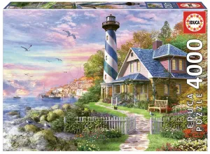 Educa puzzle Lighthouse at Rock Bay 4000 dielov 17677