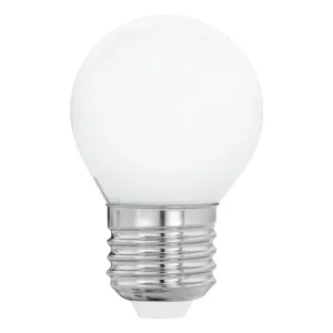 LED žiarovka E27 G45 4W, teplá biela, opál