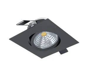 Eglo Eglo 33394 - LED Stmievateľné podhľadové svietidlo SALICETO LED/6W/230V čierna