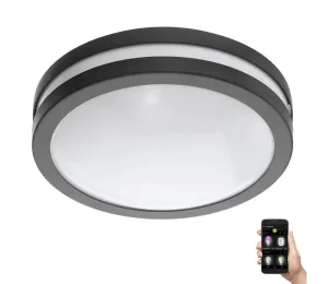 Eglo Eglo 33571 -LED Stmievateľné kúpeľňové svietidlo LOCANA-C LED/14W/230V IP44 čierna