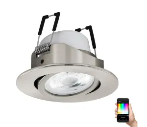 Eglo Eglo 99672 - LED RGBW Stmievateľné podhľadové svietidlo SALICETO-Z LED/5W/230V