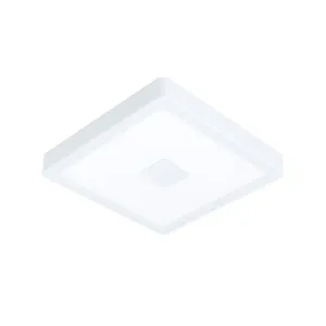 LED vonkajšie stropné svietidlo Iphias 2, 21x21 cm, biele