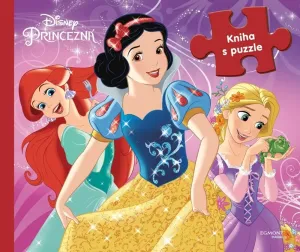 Princezná - Kniha s puzzle - Walt Disney