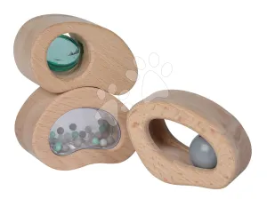 Drevené didaktické kocky Baby Pure Explorer Blocks Eichhorn so zvukom a kaleidoskopom od 12 mes