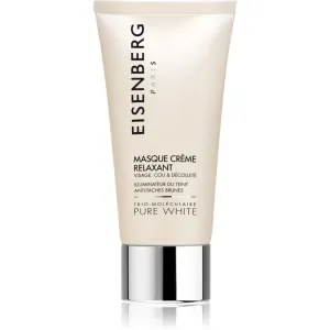 Eisenberg Pure White Masque Crème Relaxant hydratačná a rozjasňujúca maska proti pigmentovým škvrnám 75 ml