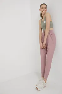Nohavice Eivy dámske, ružová farba, jednofarebné