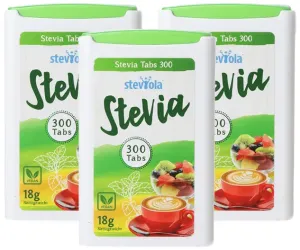 El Compra Steviola - Stévia tablety v dávkovači 300 tbl. Obsah: 900 tbl