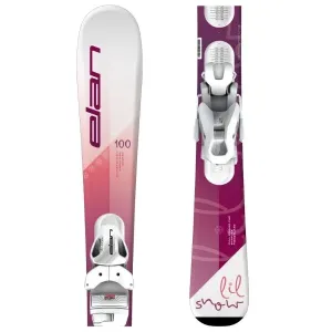 Elan LIL SNOW W JRS+EL 7.5 Zjazdové lyže, ružová, veľkosť #449257
