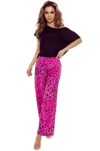 Dámske pyžamo Eldar Gladys - netopýří top Fialovo-růžová XL