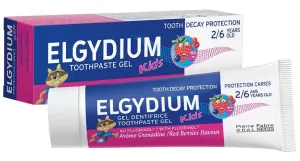 Elgydium KIDS gélová zubná pasta s fluorinolom pre deti s príchuťou lesného ovocia 1x50 ml 50 g