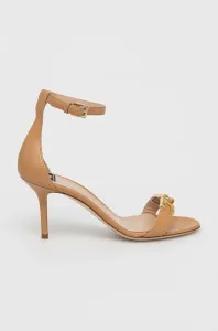 Kožené sandále Elisabetta Franchi hnedá farba, SA75L31E2 #4247993