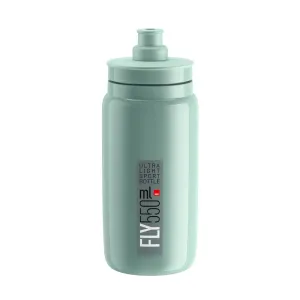 Elite Cyklistická fľaša na vodu FLY WARM GREEN grey logo 550 ml