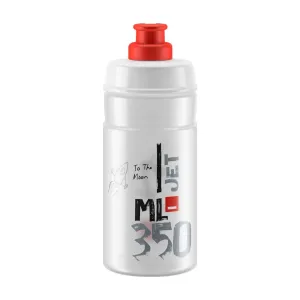 ELITE Cyklistická fľaša na vodu - JET 350 - transparentná