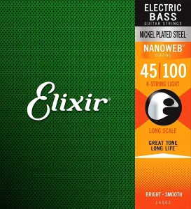 Elixir Bass NanoWeb 45/100 Long Scale