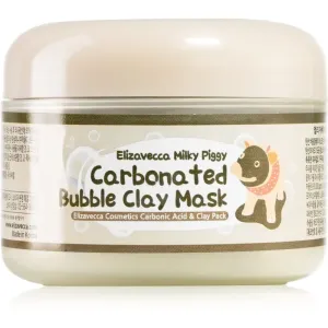 Elizavecca Milky Piggy Carbonated Bubble Clay Mask hĺbkovo čistiaca pleťová maska pre problematickú pleť, akné 100 g #896768